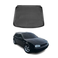 OMAC Cargo Mats Liner for VW Golf Mk4 1999-2006 2-4 Door TPE All Weather Black