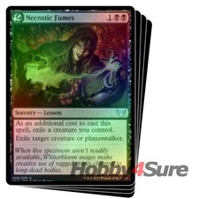 Foil Necrotic Fumes X4 M/NM Magic: The Gathering MTG Strixhaven: School Of Mages