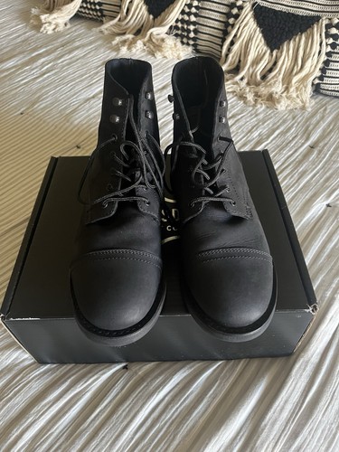 Thursday Boot Company Captain Black Matte Mens Size 7.5 - Picture 2 of 7