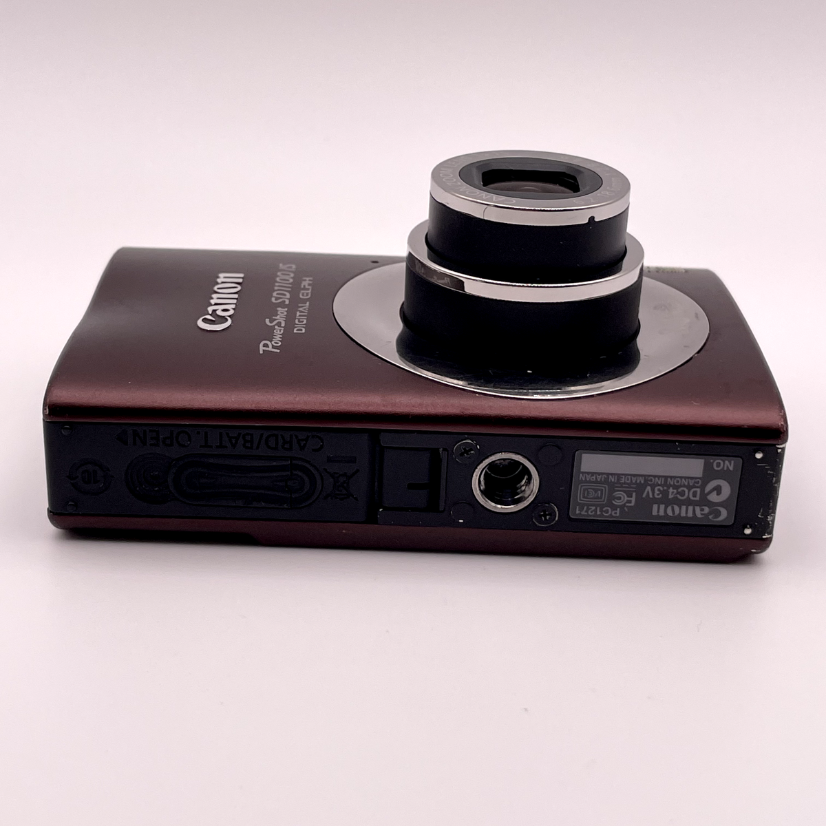 Canon PowerShot SD1100 IS Digital ELPH – Brown – Lens Error