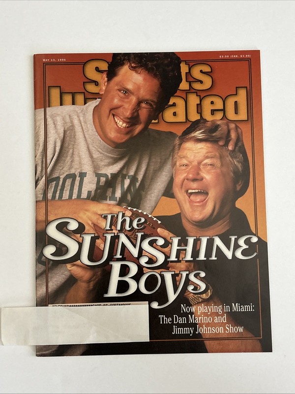 1996 Sports Illustrated: Dan Marino/Jimmy Johnson Miami Dolphins