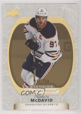 2021-22 Upper Deck Ovation Gold Spectrum Standing 87/250 Connor McDavid #54 0t9q