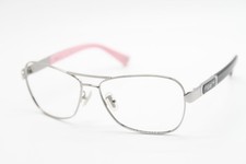 NEW COACH HC 7012 L038 CAROLINE 9102/11 SILVER PINK AUTHENTIC EYEGLASSES 56-14