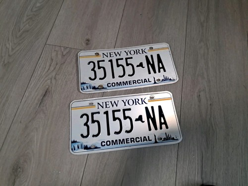 New York License Plates Matching  35155NA COMMERCIAL 