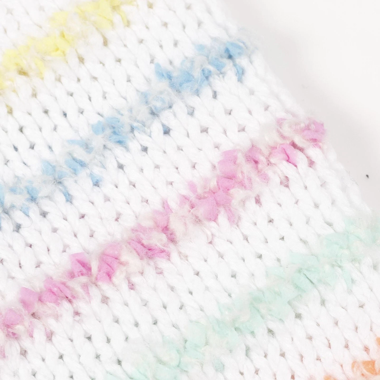 Cardigan giacca maglia bottoni CHANEL COCO Mark P77148 cotone nylon bianco usa