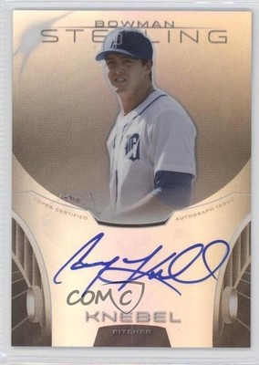 2013 Bowman Sterling Prospect Refractor 71/150 Corey Knebel #BSAP-CK Auto 2x6