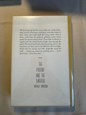 The Phoenix and the Mirror by Avram Davidson (First edition) FINE