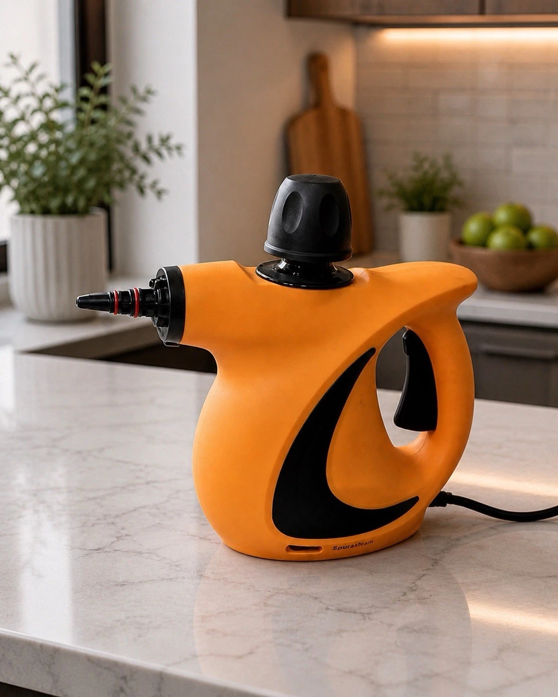 Handheld Steam Cleaner Pressurized Multi-Surface Steamer Kitchen Bathroom Grout