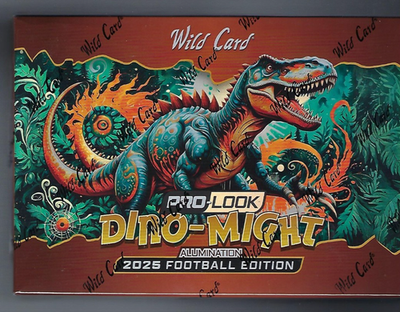 2025 Wild Card Dino-Might Pro Look Football Hobby Box | eBay