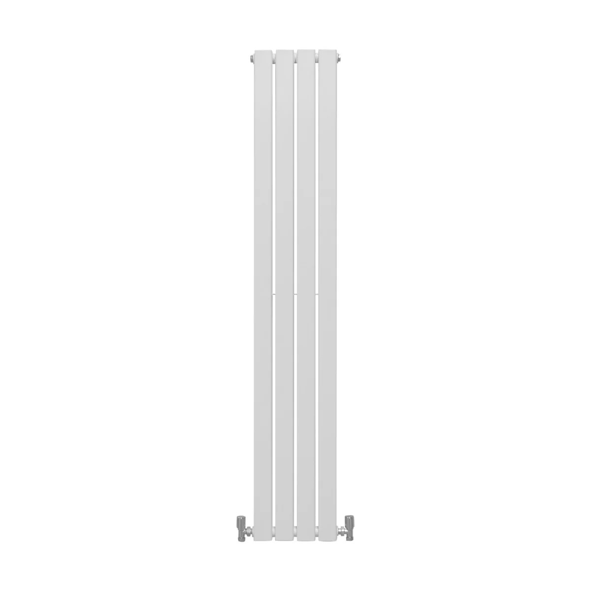 Radiateur chauffage central vertical plat blanc brillant 160x28 pour cuisine