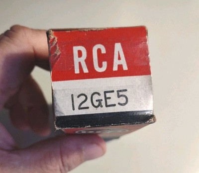 Vintage Original RCA Electron Tube 12GE5 Parts and Accessories Electronics Bulbs