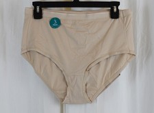 Vanity Fair 3 Pack Women's Comfort Where It Counts Brief Beige Size 8 XL 