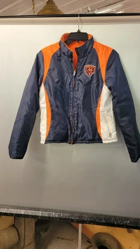 Chicago Bears Jacket Womens Small  NFL Football Team Apparel REVERSIBLE