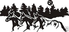 Mule Trio Animal Farm Trailer Vendor Decal Sign 17"