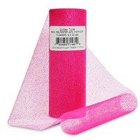 Expo International Glitter Tulle 6-inch Fabric Spool 10-yard Fuchsia on sale Expo International Glitter Tulle 6-inch Fabric Spool 10-yard Fuchsia on sale