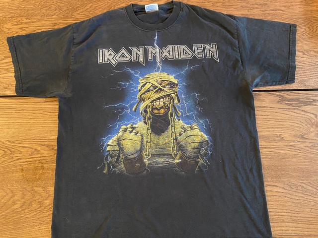 iron maiden powerslave mummy t shirt