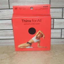 Thinx for All Period Underwear - Super Absorbency - Black Bikini XS XSmall