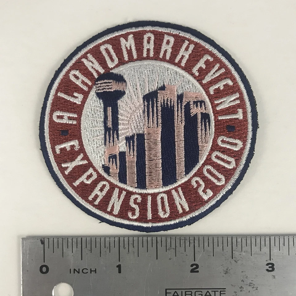 Vintage Expansion 2000 A Landmark Event Sew On Patch Badge Embroidered 3" inches - Image 3 of 3
