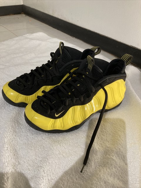 nike foamposite yellow and black