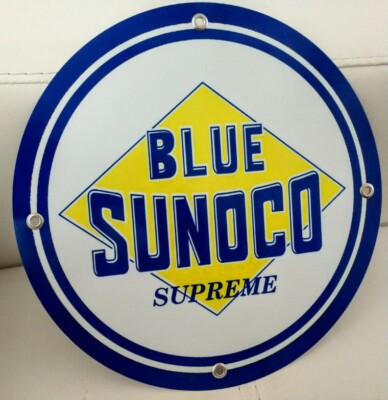 Sunoco Gasoline Gas Oil Sign