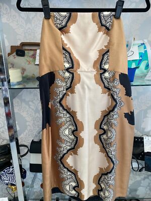 what color shoes go with a chocolate brown dress Tibi Summer Voile Oversized Shirt in Russet Brown
