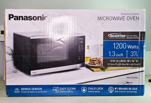 Panasonic 1.3 cu.ft. Edelstahl Mikrowelle Inverter Tech NN-SC67NS - Bild 8 von 8