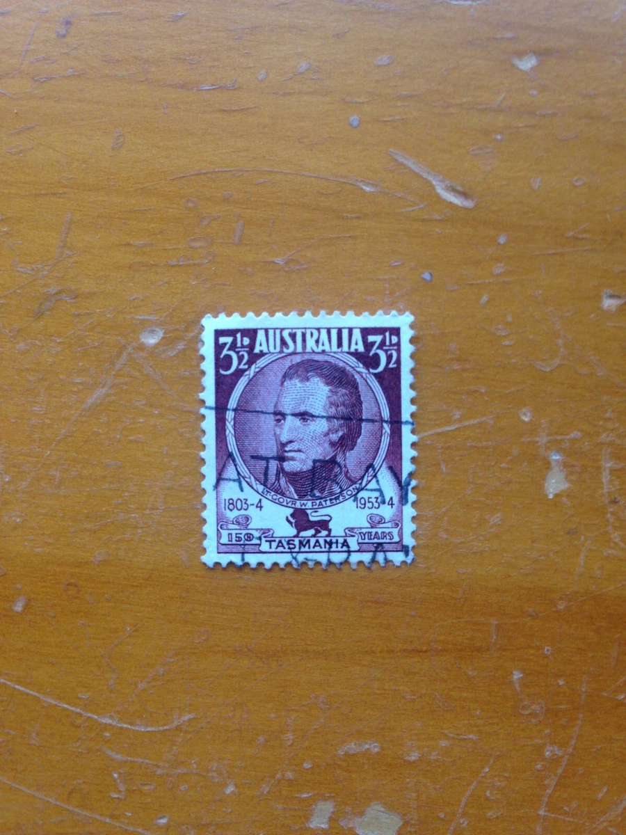 1953 AUSTRALIA 150TH ANNIVERSARY TASMANIA PATERSON USED