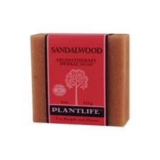 Plantlife Sandalwood 100% Pure and Natural Aromatherapy Herbal Soap 4 oz 113g