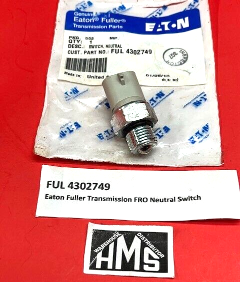 Eaton Fuller Transmission For Neutral Switch FUL 4302749 Eaton Fuller Transmission For Neutral Switch FUL 4302749