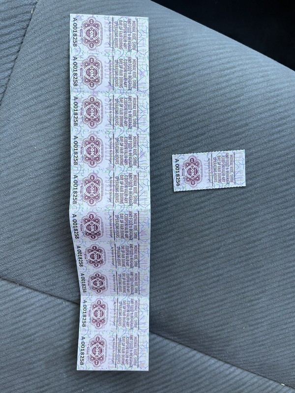 11 **EXTREMELY RARE** State fair of texas coupons