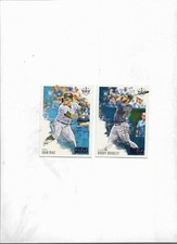 2020 DIAMOND KINGS BASEBALL (7) RETAIL ARTIST PROOF #81 I.DIAZ, #94 B.BRADLEY