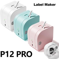 Phomemo Label Maker Machine with Tape Portable Bluetooth Label Printer P12 PRO