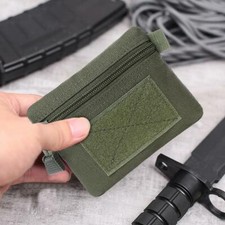Tactical Mini Wallet Small Molle EDC Gear Coin Purse Key Card Holder Pocket Bags