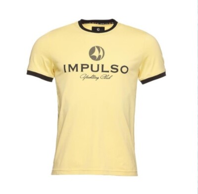 NWT Men's Impulso Yachting Club Yellow T-shirt Shirt Size 58/3XL