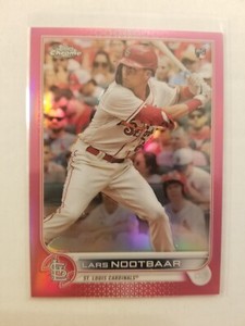 2022 Topps Chrome Lars Nootbaar RC #19 Magenta Refractor /399 St Louis Cardinals