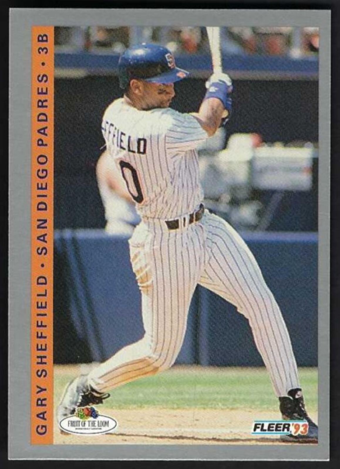 1993 Fleer Fruit of the Loom #57 Gary Sheffield MINT