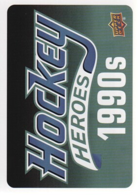 2013-14 Upper Deck Hockey Heroes Header Card 1990s