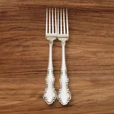 INTERNATIONAL Chamonix Dinner Forks  Set Of 2  Stainless Flatware Satin  8 1/4"