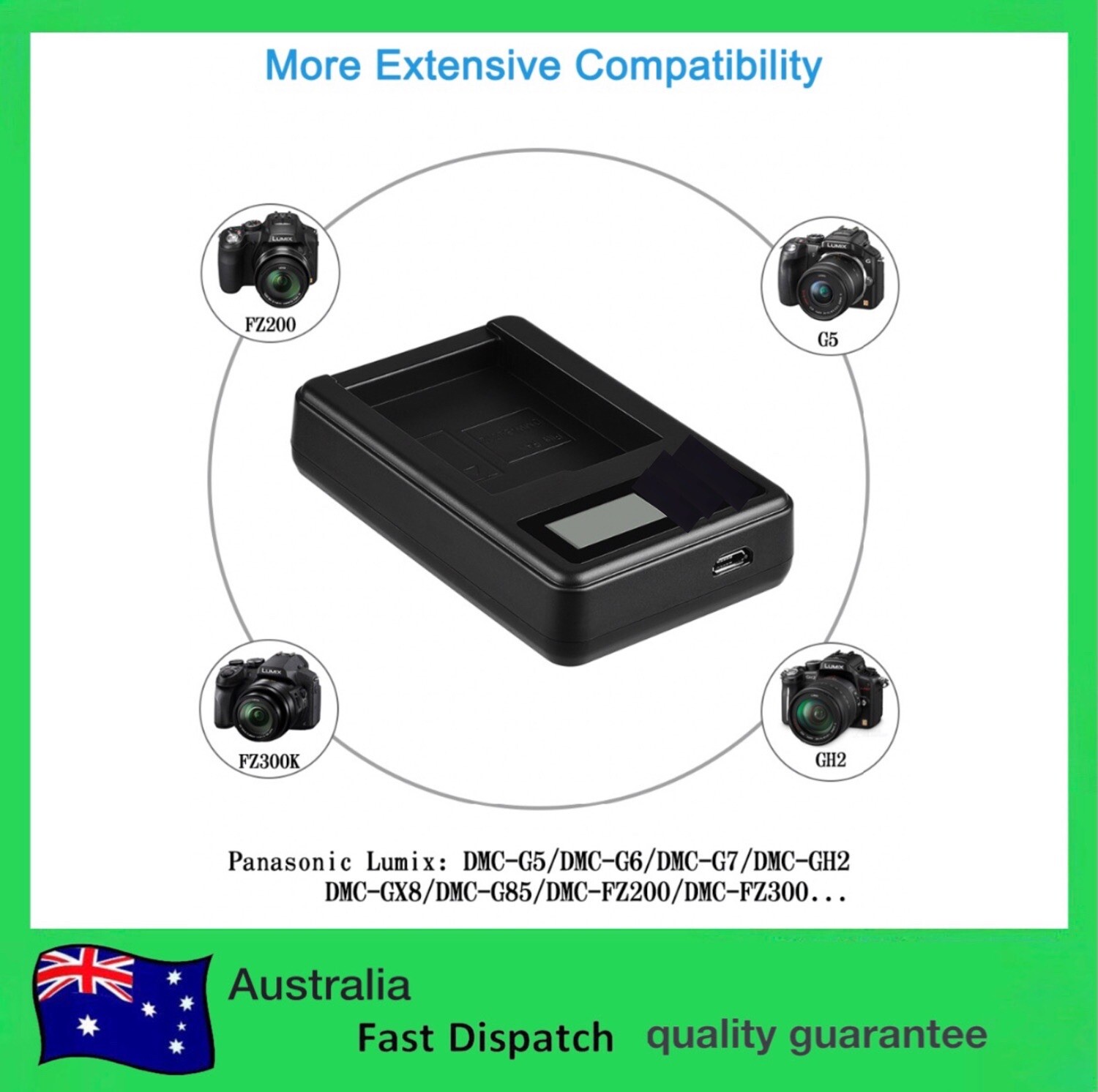 Neewer 2pz Batteria Sostitutiva 1500mAh Compatibile Con Panasonic DMW - Foto 2