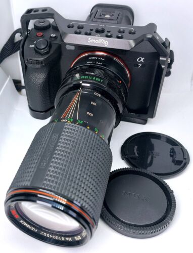 Vintage 80-200mm Hi-Tec f4 Macro Zoom Lens Sony E NEX Mount for FX9 FX6 A7r A7s