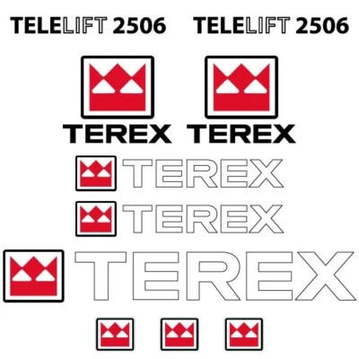 Terex TELELIFT 2506 Aftermarket Aufkleber / Ersatzaufkleber Set - Bild 1 von 2