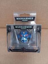 Warhammer 40,000 Space Marine Primaris Helmet Ultramarine] Metal Keychain