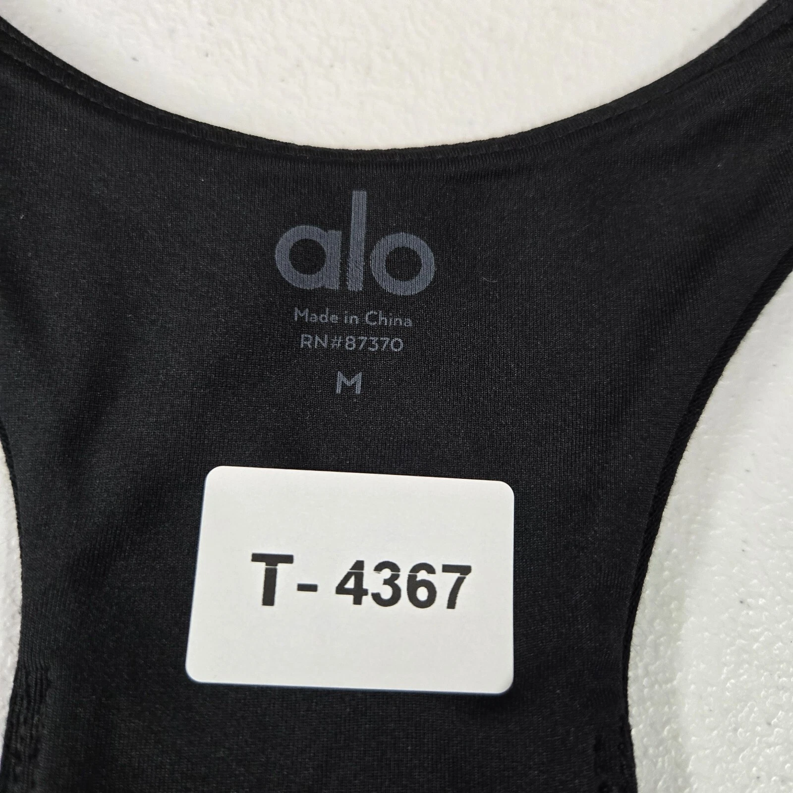 alo-yoga pullover racerback elastic band tank-bra