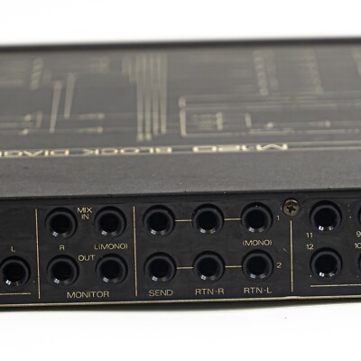 Roland M-120 12チャンネル 1Uラックマウント ミキサー Roland M-120 12-Channel Rackmount Line Mixer – Compact