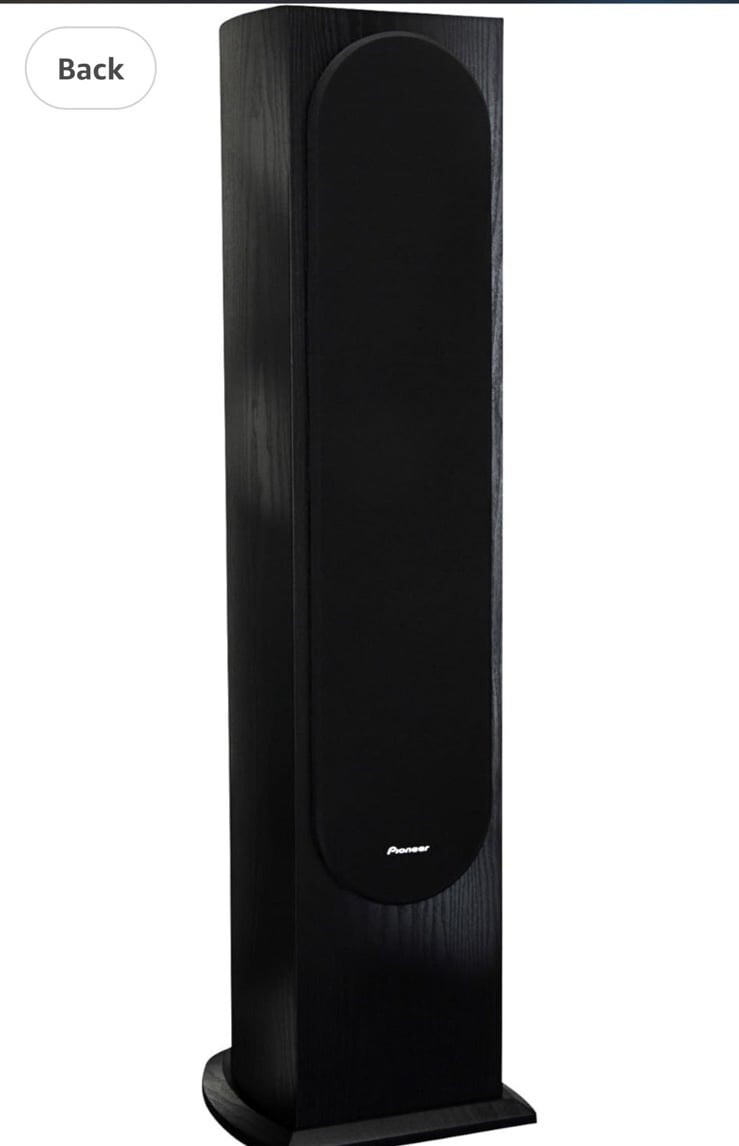 Pioneer SP-FS52 Home Audio Andrew Jones Floor Standing Loudspeaker, Blk New