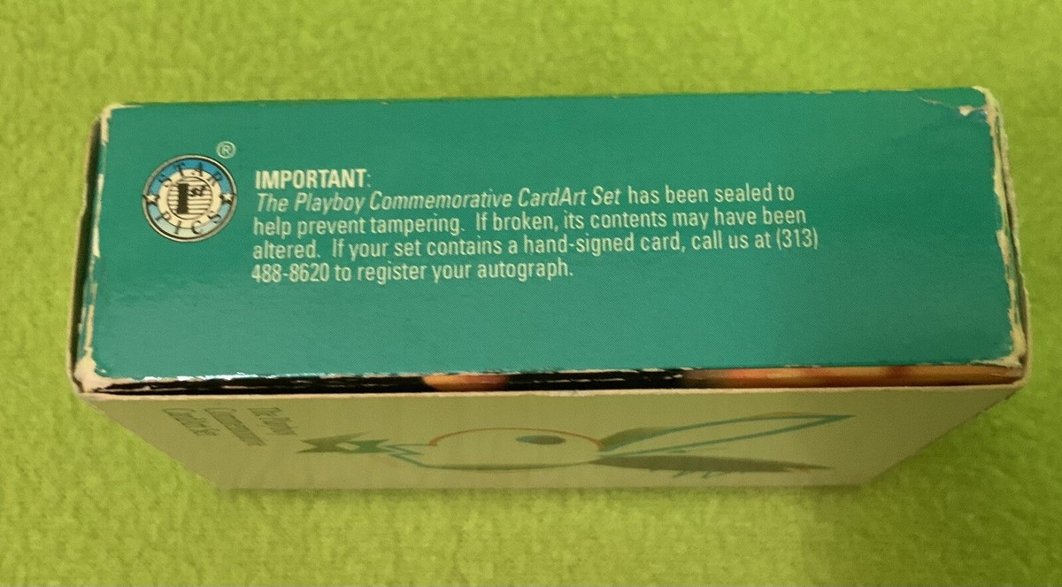 1992 Playboy Commemorative Card Art Set 72 cards Complete set Near