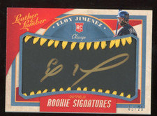 Eloy Jimenez 2019 Leather and Lumber Rookie Auto Serial #d /25 Chicago White Sox
