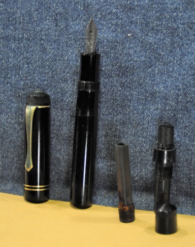 "KAWECO" DIA 90 Black> Rare German c.1949's Celluloid Fountain pen - Picture 5 of 23