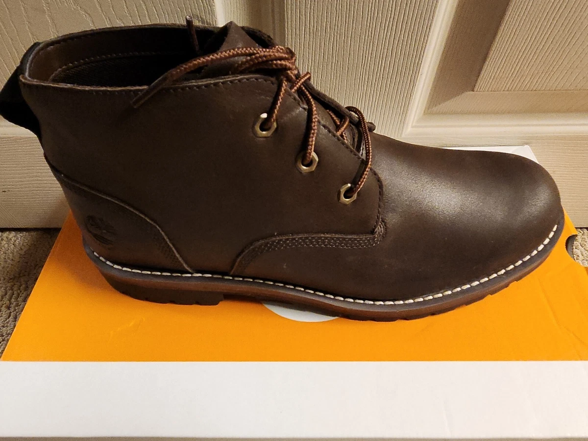 MEN S TIMBERLAND LARCHMONT WP CHUKKA BOOT COLOR DARK BROWN SIZE 11 M