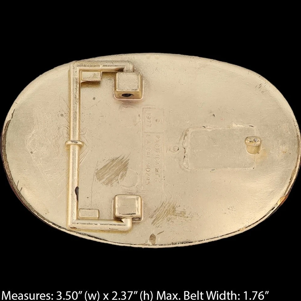 NOS 电灯管弦乐队 ELO Aucoin Pacifica 摇滚乐队 70 年代复古皮带扣 — 第 4/4 张图片